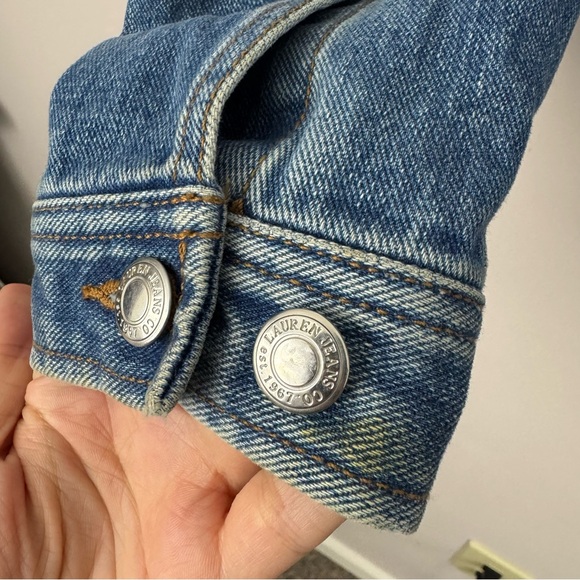 Vintage Ralph Lauren Lauren Jeans Co Denim Jacket Size L - Picture 11 of 13